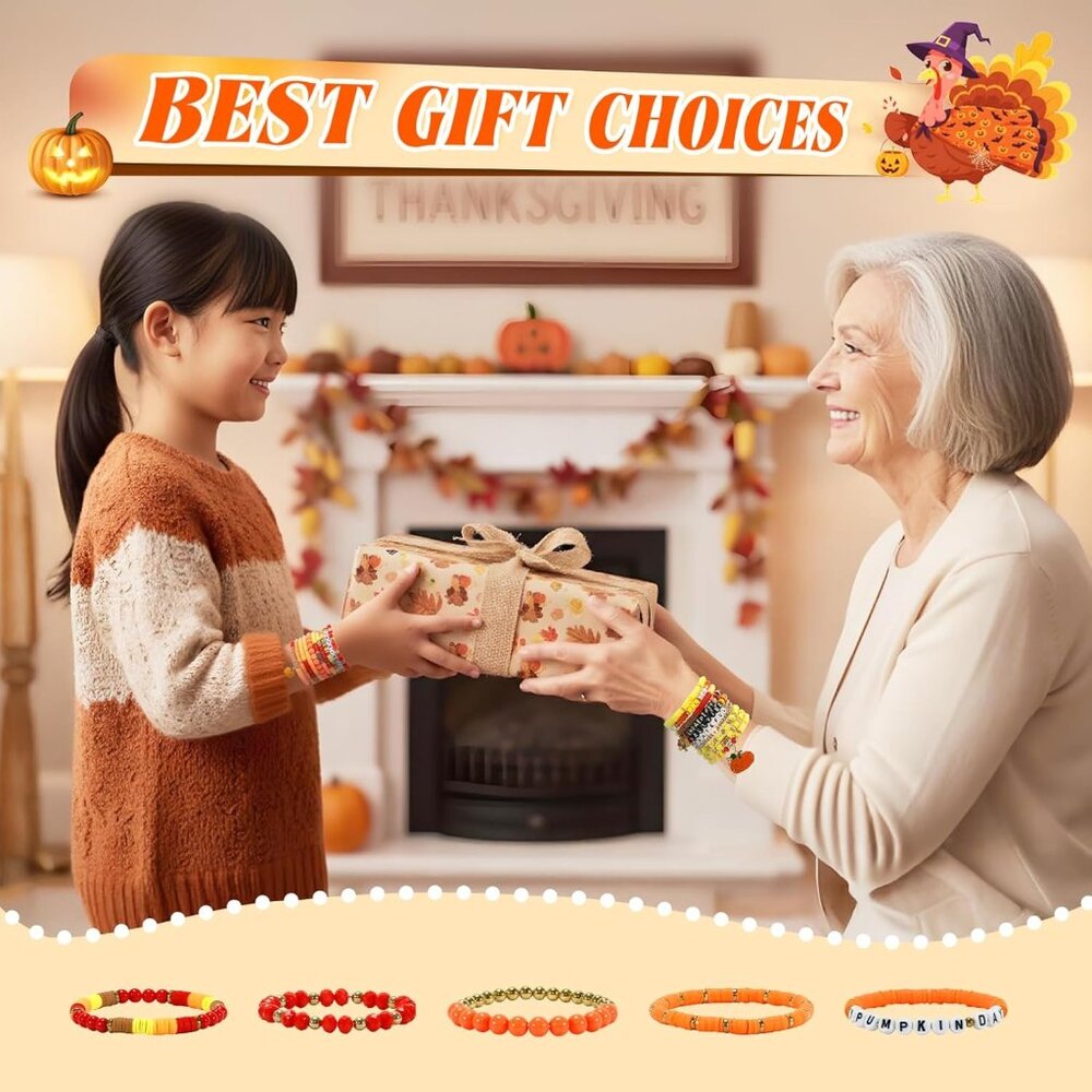 40pcs Stackable Friendship Bracelets Set, Boho St… - image 8